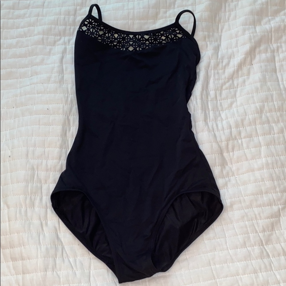 BLACK CAPEZIO BALLET LEOTARD